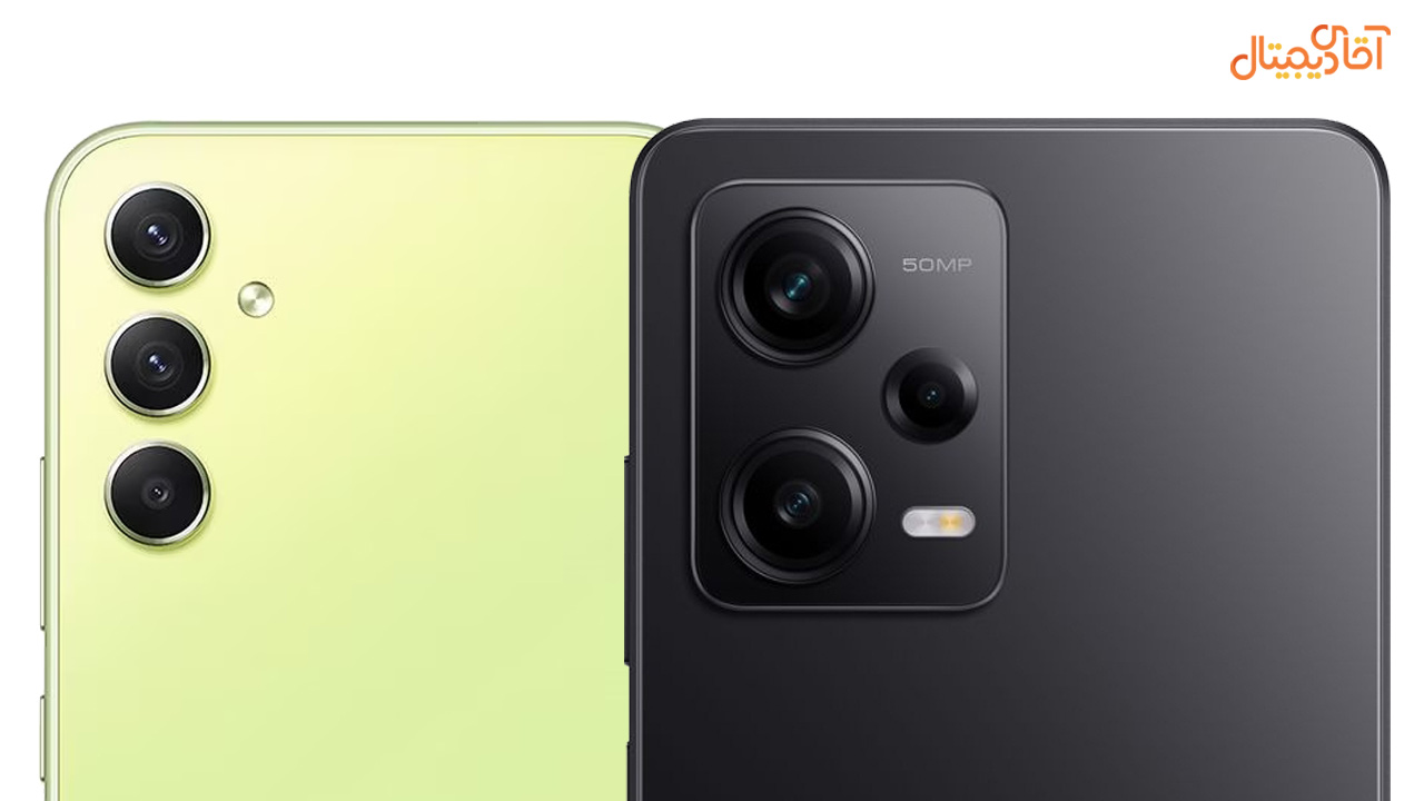 مقایسه سامسونگ Galaxy A34 با ردمی Note 12 Pro 5G در دوربین